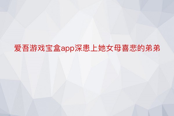 爱吾游戏宝盒app深患上她女母喜悲的弟弟