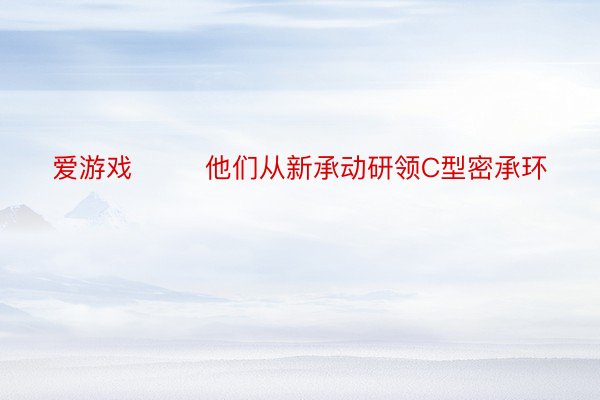 爱游戏        他们从新承动研领C型密承环